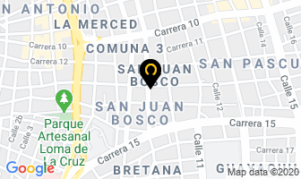 Mapa de Cerámicas Y Artesanías San Bosco en Cali