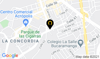 Mapa de Ceramimoda en Bucaramanga