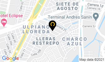 Mapa de Cerería Santa Barbara en Cali