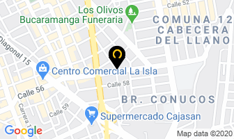 Mapa de Ceroc en Bucaramanga