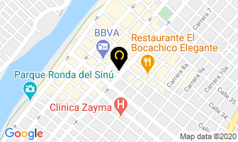 Mapa de Cerón Parra Héctor en Montería