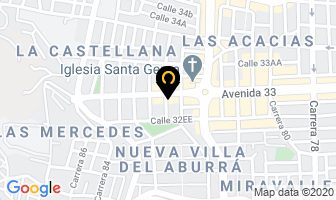 Mapa de Cerracol en Medellín