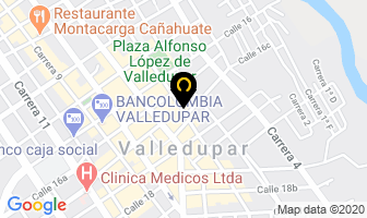 Mapa de Cerrajería Alejo en Valledupar