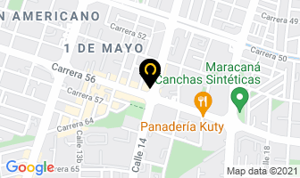 Mapa de Cerrajería Colón en Cali