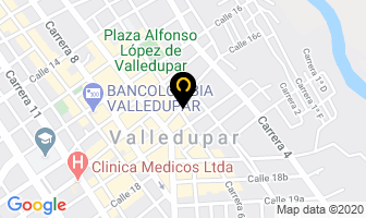 Mapa de Cerrajería El Poncho en Valledupar