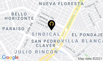 Mapa de Cerrajería Ríos en Cali