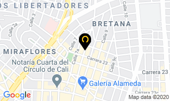 Mapa de Cerrajería Romel en Cali