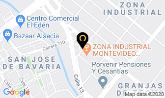 Mapa de Certificación Montacargas en Bogotá D.C