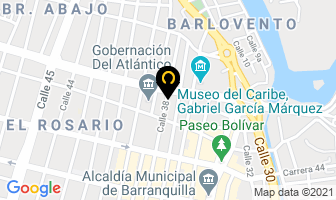 Mapa de Certificar De Colombia en Barranquilla