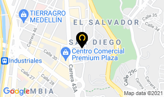 Mapa de Certifrenos en Medellín