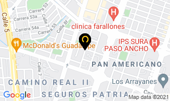 Mapa de Cesar Delgado/ Rincón De Las Flores en Cali