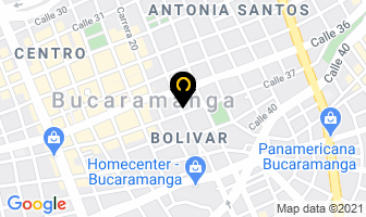 Mapa de Cesar Eduardo Mendez en Bucaramanga