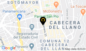 Mapa de Cesar Tours en Bucaramanga