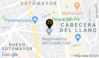 Mapa de Cetics en Bucaramanga