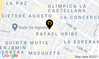 Mapa de Cg Distribuciones Ltda. en Bogotá D.C