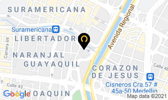 Mapa de Chacarron Bar en Medellín