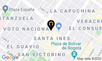 Mapa de Chachos Producción en Bogotá D.C