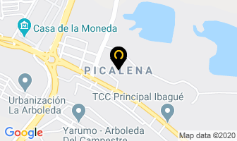 Mapa de Chalet La Novia en Ibagué