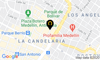 Mapa de Chalís en Medellín