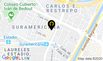 Mapa de Challenger en Medellín
