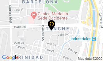 Mapa de Chamela S.a. en Medellín