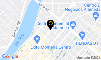 Mapa de Chaneme Autopartes en Montería