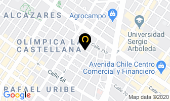 Mapa de Chantraine E.u. en Bogotá D.C
