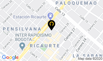 Mapa de Chanubs & Cía. Ltda. en Bogotá D.C