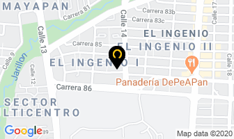 Mapa de Chaquetas Naranjocorp en Cali