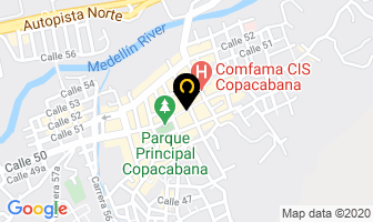 Mapa de Charcuteria El Eden en Copacabana