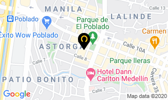 Mapa de Charcutería Piccolo en Medellín