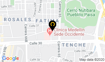 Mapa de Charcuteria Punto Coma en Medellín