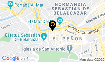 Mapa de Charles Food Y Bar en Cali