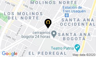 Mapa de Charlies Place Bed & Breakfast en Bogotá D.C
