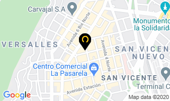 Mapa de Charter Sobre Ruedas en Cali