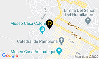 Mapa de Chávez Cabeza Dora Estella en Pamplona