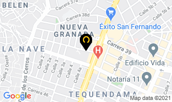 Mapa de Chávez Medellín Ltda. en Cali