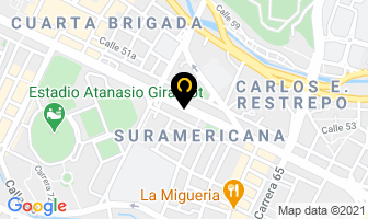 Mapa de Chef Monster en Medellín