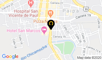 Mapa de Chez Santos Restaurante en Paipa