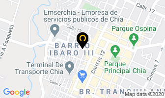 Mapa de Chia en Chía