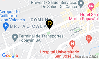 Mapa de Chile's Comida Mexicana en Popayán