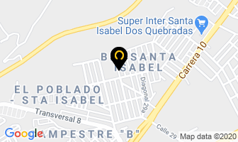 Mapa de Chipllaves en Dosquebradas