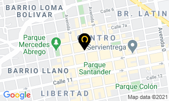 Mapa de Chiro's Medallos en Cúcuta