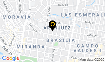 Mapa de Chivas La Titina en Medellín