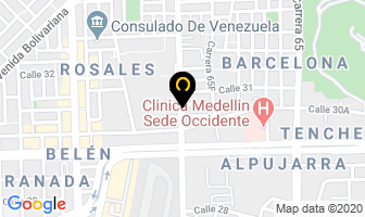 Mapa de Chivas Rum-bar en Medellín