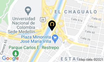 Mapa de Choco Helados en Medellín