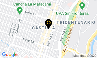 Mapa de Chorros Bar en Medellín