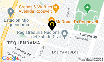 Mapa de Christian Urrego en Cali