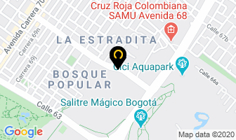 Mapa de Churta M Te Quiero Azul en Bogotá D.C