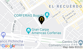 Mapa de C.i Compañia Internacional Velma S.a.s en Bogotá D.C